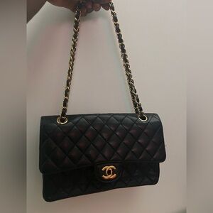 Chanel Black Quilted Leather Bag